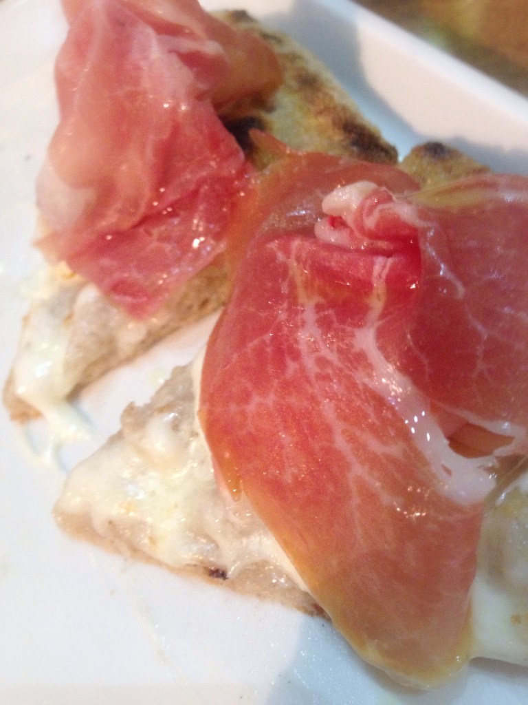 Prosciutto crudo di Parma 18 mesi, squacquerone, scorze d’arancia, fiordilatte