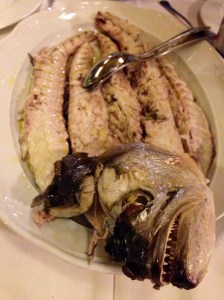 Pesce Serra - a nossa Anchova, mas gigante e buonissimo!!!
