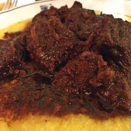 O melhor de 2015 até agora: cinghiale con polenta