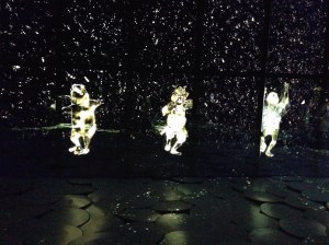 Samurais de LED que dançam!