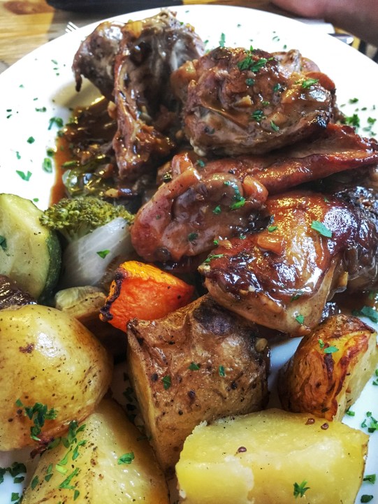 Coniglio stufato malta